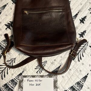 Portland Leather Rich Brown Shoulder Bag